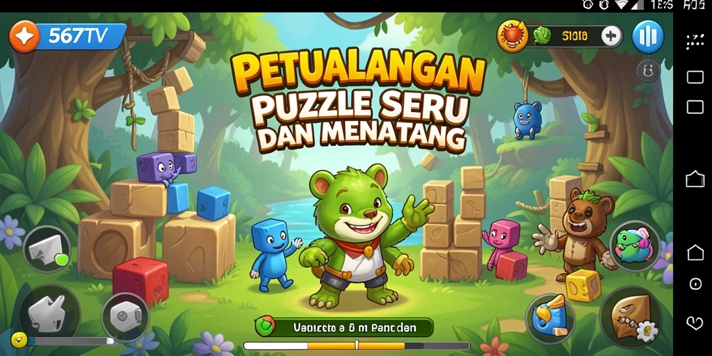 Gameplay menarik dengan berbagai teka-teki menantang di 567TV.