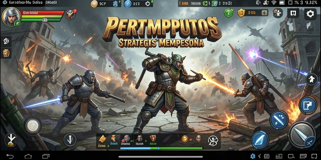 Tangkapan layar gameplay 6CF menunjukkan aksi strategis pertempuran.
