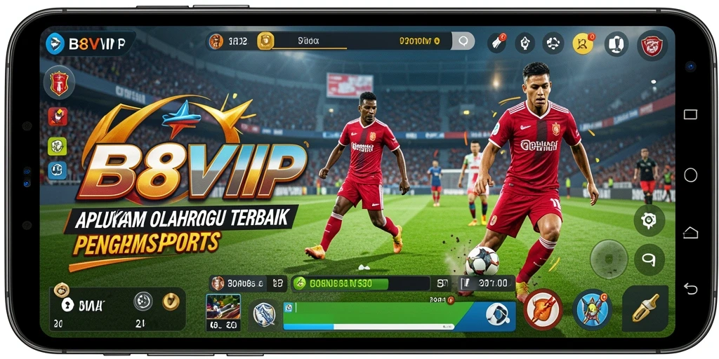 Screenshot gameplay B8VIP yang menampilkan aksi olahraga seru.