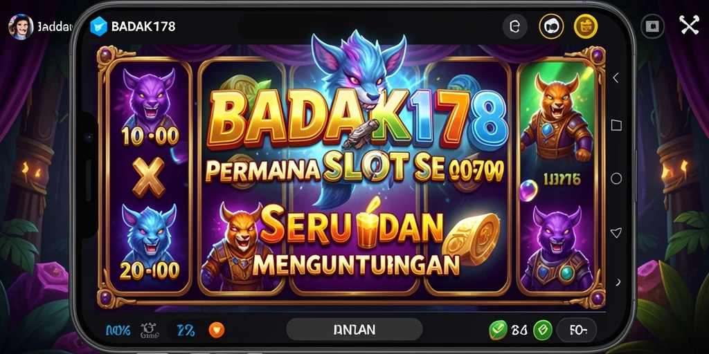 Screenshot BADAK178 menampilkan aksi seru dalam permainan Slot.