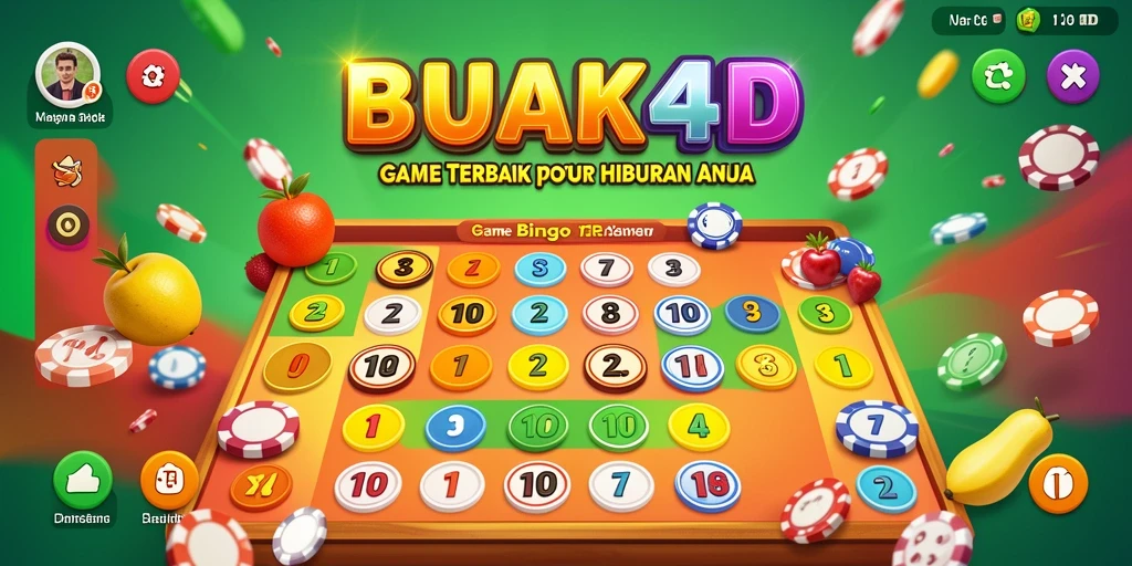 Tampilan menarik dari gameplay Bingo di BUAH4D.