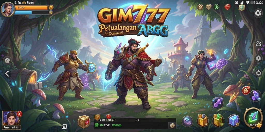 Tampilan gameplay GIM777 yang menakjubkan dalam pertempuran ARPG.