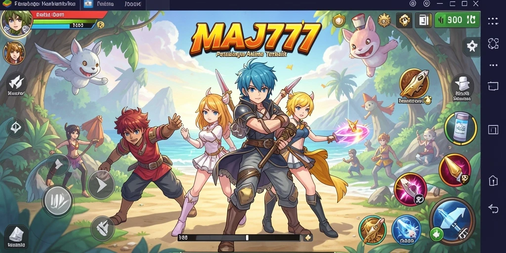 Menampilkan gameplay dinamis dan karakter anime yang menarik.