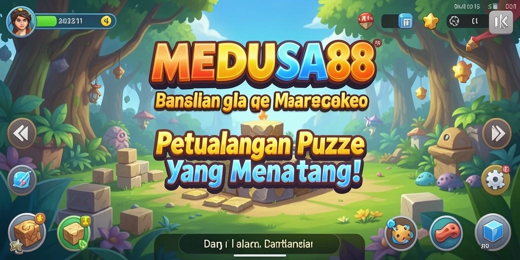 Tampilan gameplay MEDUSA88 yang menantang dan menarik.