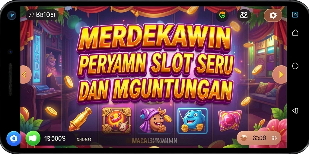 Tampilan gameplay seru dalam game slot MERDEKAWIN.