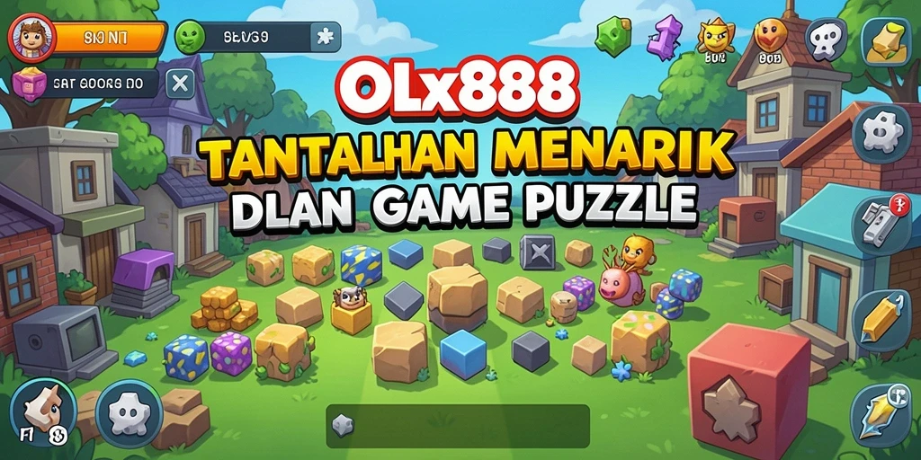 Tampilan gameplay OLX888 yang seru dan menantang untuk para pecinta puzzle.