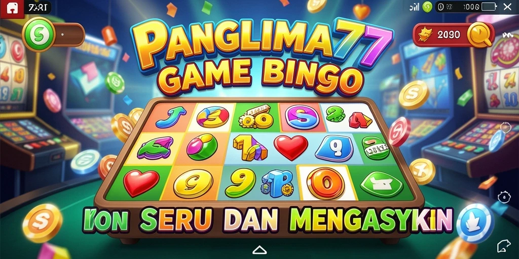 Tampilan menarik dari gameplay Bingo di PANGLIMA77.