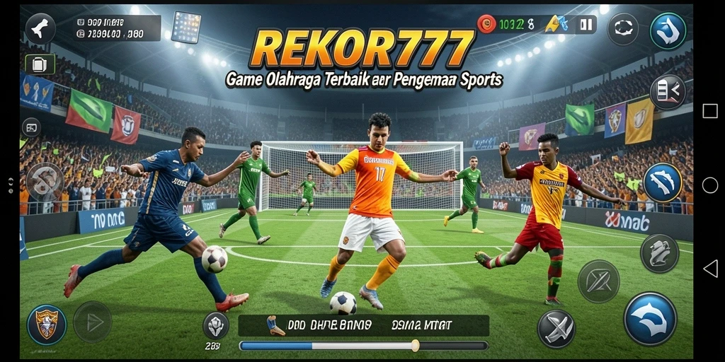 Tampilan gameplay REKOR777 yang mendebarkan dan penuh aksi olahraga.