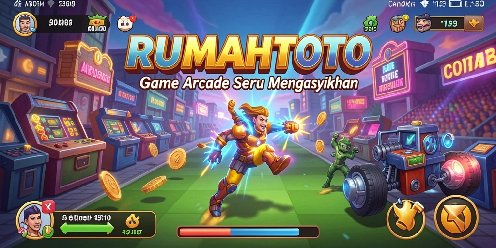 Tampilan gameplay seru RUMAHTOTO dengan aksi yang mendebarkan.