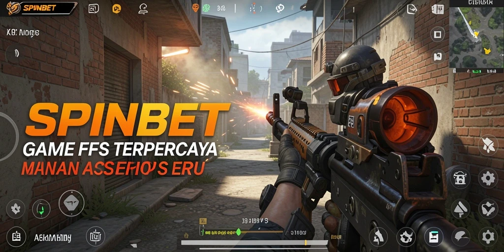 Screenshot gameplay menampilkan aksi seru dalam pertempuran FPS.