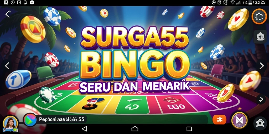 Tangkapan layar menunjukkan gameplay seru dalam permainan Bingo.